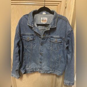 Vintage Excelled Jean‎ Jacket XL Men’s Denim Trucker 90s Ranch Western Cowboy
